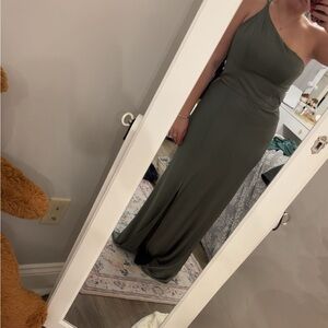 Jasmine Olive Green Dress